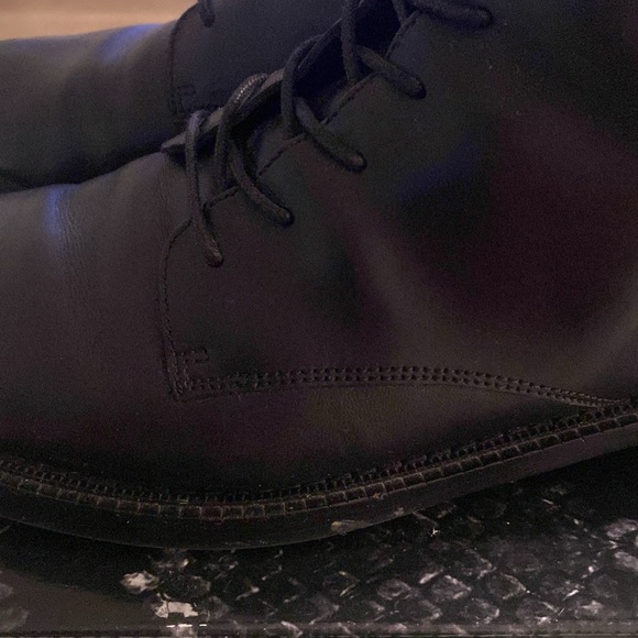 Sam Edelman Nina Black Leather Lace Up Boots - Picture 5 of 10